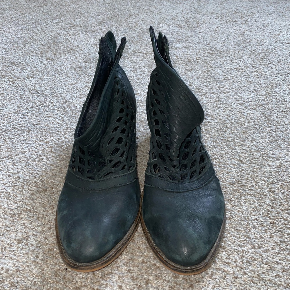 Women’s leather booties
